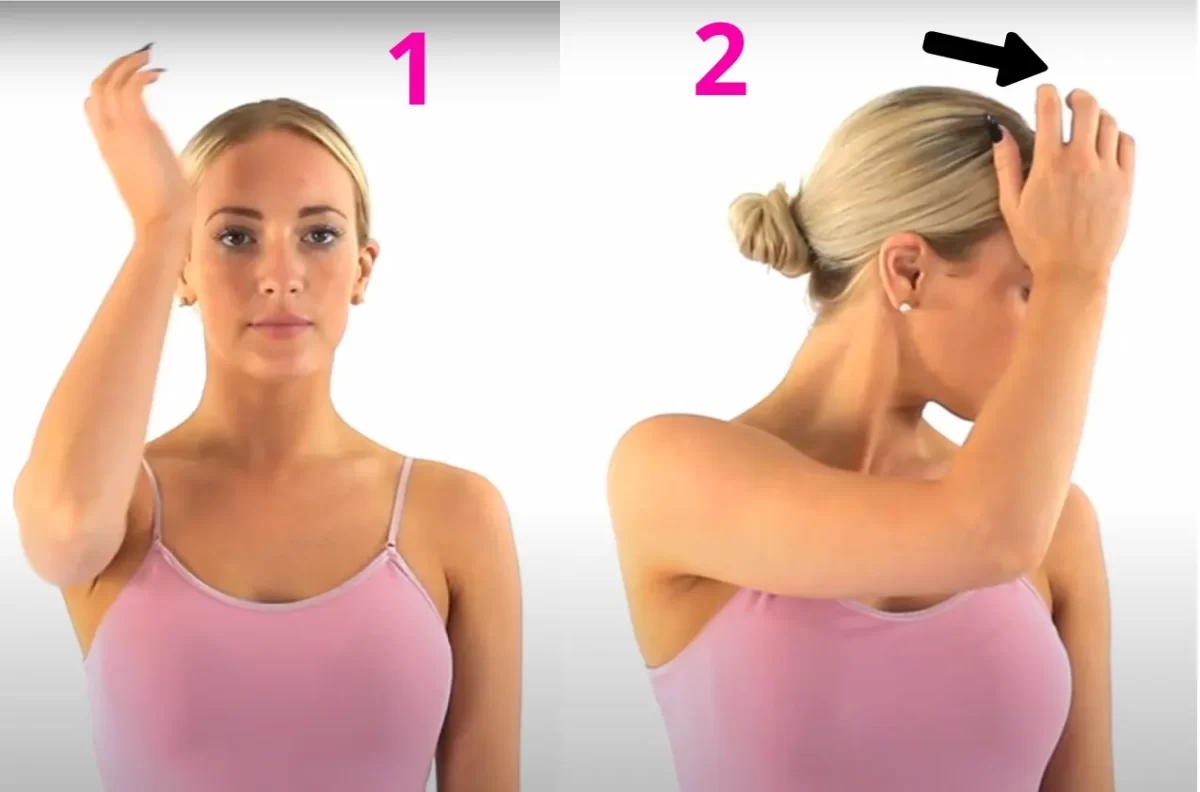 تمارين الانزلاق الغضروفي العنقي - تمدد دوران الرقبة