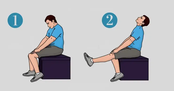 تمارين لعرق النسا بالصور - تمديد عرق النسا